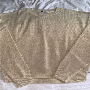 Tan H&M sweater.